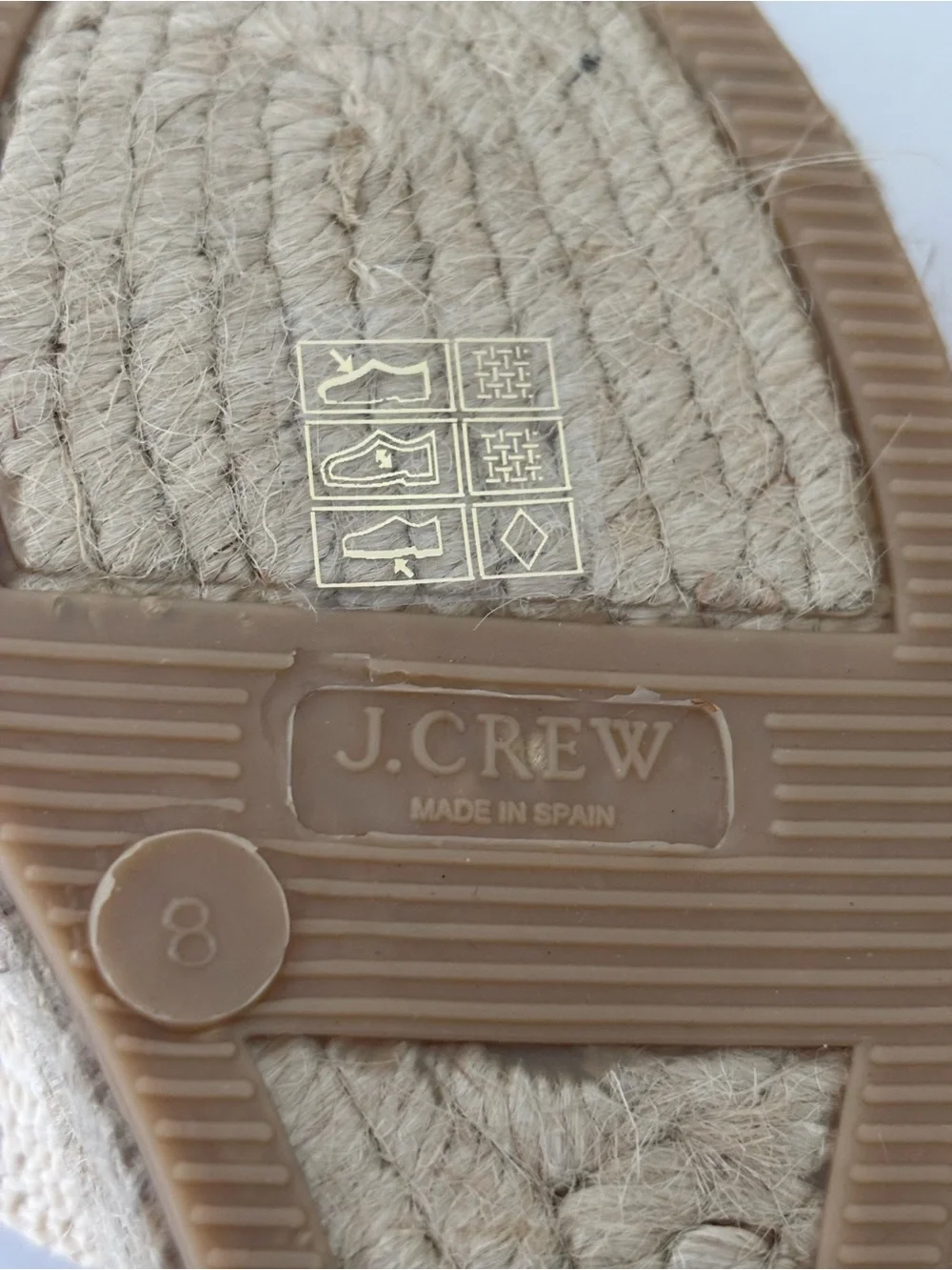J.Crew Crochet Lace-Up Espadrille Wedges NWT Ivory Cottagecore Size 8